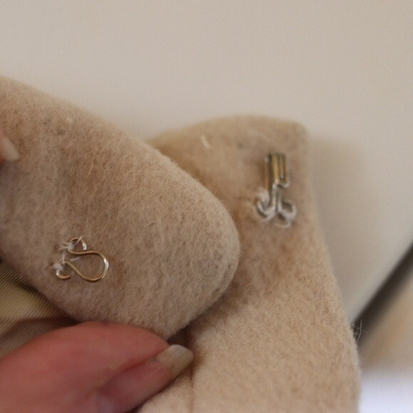 Dior Cream Vintage Felted Wool Skirt Suit 12 - Picture 15 of 16